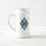 Blue-001 Argyle Pattern Coffee Mug