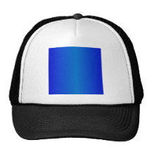 Blue 3 - True Blue and Medium Blue Gradient Trucker Hats