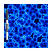 Blue 3D Cells Dry Erase Whiteboards