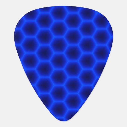 Blue 3D Guitar Pick Zazzle