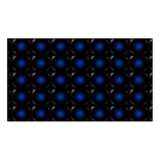 Blue 3D Illusion Unusual Business Card 3 (front side)