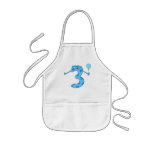 Blue 3rd Birthday Cartoon. Aprons