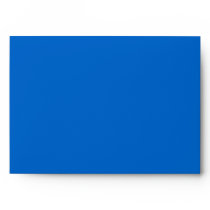 Blue A7 Scrollwork Monogrammed Envelopes