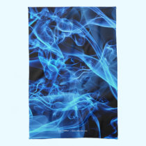 Blue Abstract american mojo kitchen towels