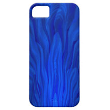 Blue Abstract Art iPhone 5 Case