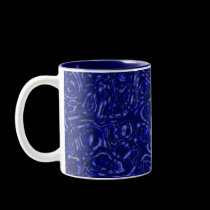 Blue Abstract Art Mug