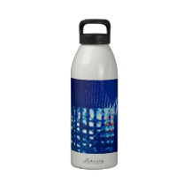 blue abstract background 01 reusable water bottle
