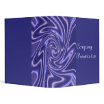 blue abstract binders