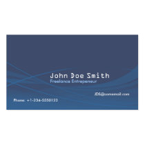 blue, abstract, background, lines, curves, freelance, business, entrepeneur, designer, Business Card with custom graphic design