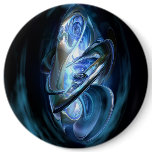 Blue Abstract buttons