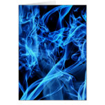Blue Abstract Card