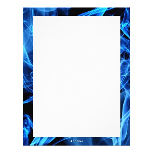 Blue Abstract Custom Letterhead