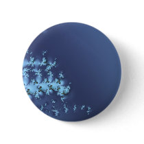 Blue Abstract Futuristic Space Cosmic Design Illus buttons