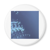 Blue Abstract Futuristic Space Cosmic Design Illus magnets by Halima_Ahkdar Blue Abstract Futuristic Space Cosmic Design Illus magnets