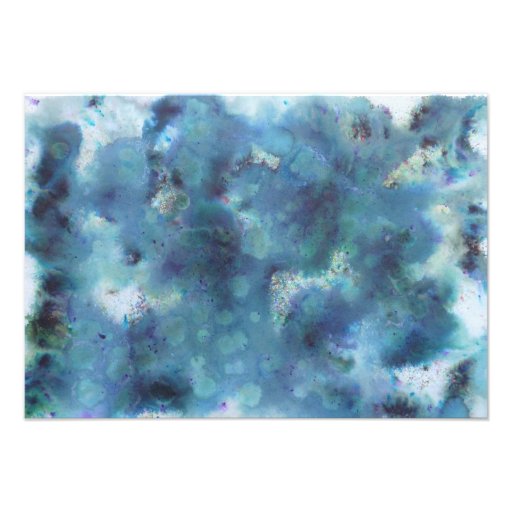 Blue Abstract. Invitation