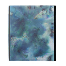 Blue Abstract. iPad Folio Case