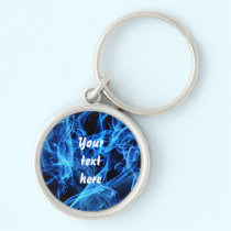 Blue Abstract keychains