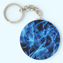 Blue Abstract keychains