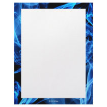Blue Abstract Custom Letterhead