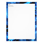 Blue Abstract Letterhead