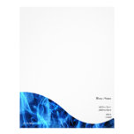 Blue Abstract Letterhead