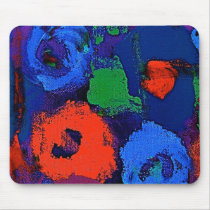BLUE ABSTRACT  MOUSEPAD