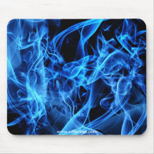 Blue Abstract Mousepad