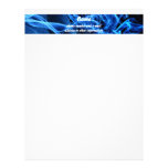 Blue Abstract Personalized Letterhead