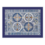 Blue Abstract Postcard