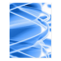 Blue Abstract Postcard postcards