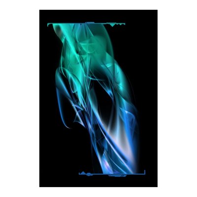 Blue abstract print by Maciej_Frolow