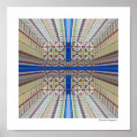Blue Abstract Poster