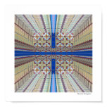 Blue Abstract Poster posters