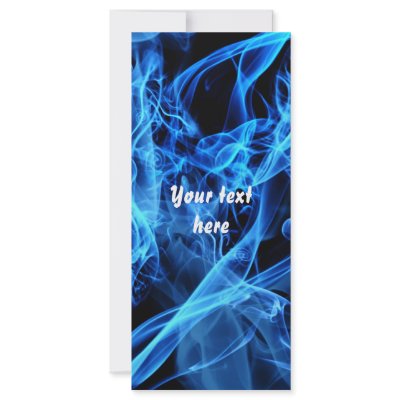 Blue Abstract Custom Rack Cards by siffert