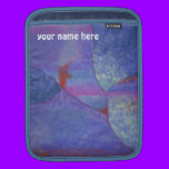 Blue abstract rickshaw i-pad sleeve ipad sleeves