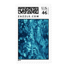 Blue Abstract Stamps