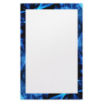 Blue Abstract Stationery Design