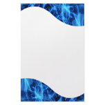 Blue Abstract Personalized Stationery