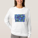 BLUE ABSTRACT tee t-shirts