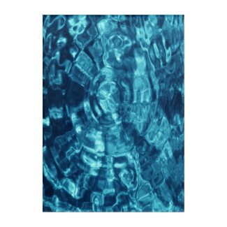 Blue Abstract Water Photo Acrylic Wall Art