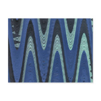 blue abstract wave postcards by DonnaGrayson blue abstract wave postcards