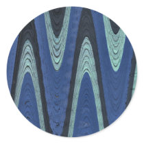 blue abstract wave stickers by DonnaGrayson blue abstract wave stickers