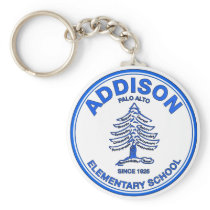 Blue Addison Keychain