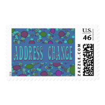 blue address change postage