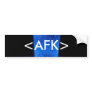 blue, <AFK> Bumper Stickers