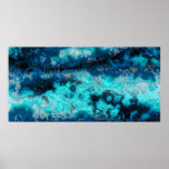 Blue Agate Print
