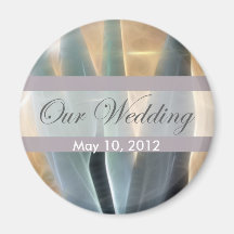Blue Agave 1 Glow Our Wedding Magnets