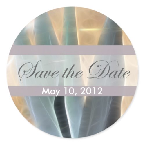 Blue Agave 1 Glow Save the Date Wedding sticker