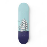 Blue AHOY! Skateboard Deck