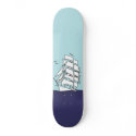 Blue AHOY! skateboards
